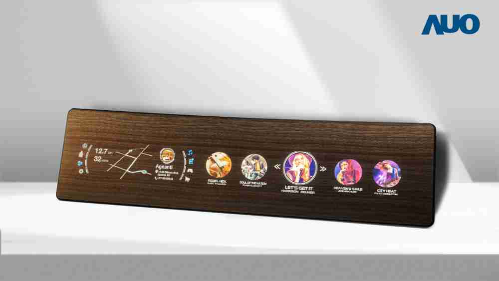 人生就是博研发全球最高穿透度达80%的AmLED木纹显示器，，，，可于使用时呈现高亮度、、清晰可见的信息，，并在不使用时回归为单纯的饰板，，节能兼具美观