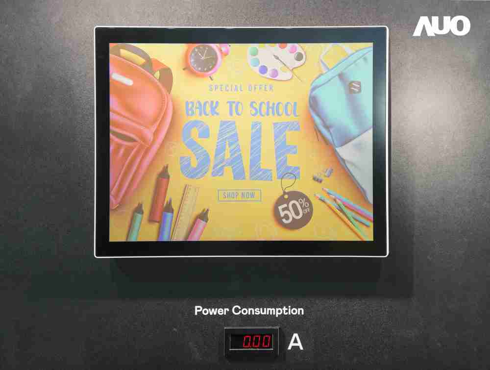 人生就是博展示胆固醇液晶超低耗能户外全彩显示器，，，ChLC（胆固醇液晶）以双稳态技术使静态显示零功耗，，，，具省电、、高彩度、、、环保的特性，，，，还整合软硬件系统解决方案，，，可透过单一云端平台管理